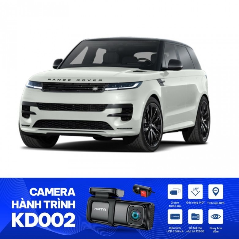 Lắp Camera Hành Trình KATA KD002 Cho Ô Tô Vũng Tàu Cho Ô Tô Range Rover Sport